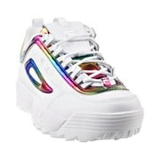 FILA Womens Disruptor II Chrome Athletic Sneaker