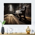 thumbnail image 2 of Designart "Contemplation on Church Benches" Spiritual Metal Wall Art Prints, 2 of 5