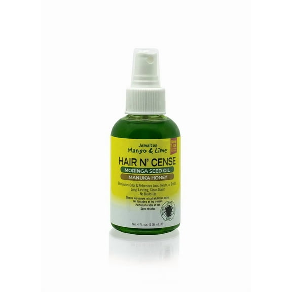 Jamaican Mango Lime Hair N'Cense Spray Moringa Seed Oil Manuka Honey 4 Oz