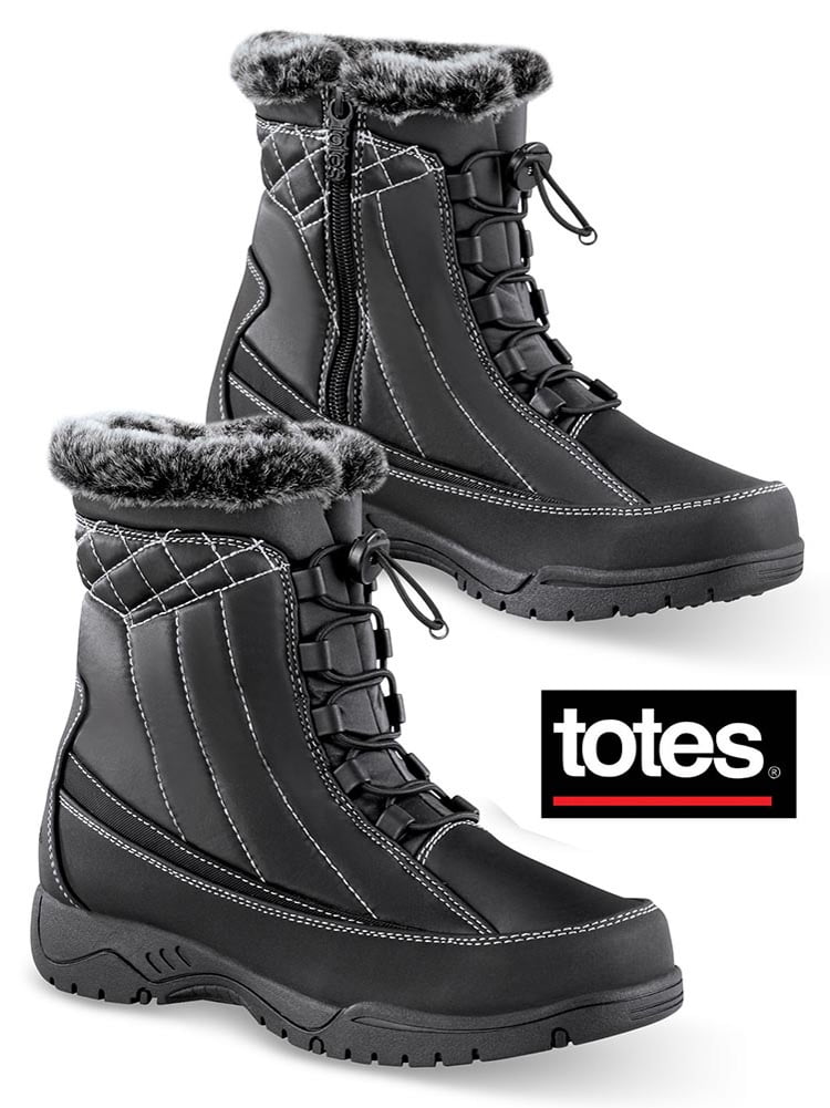 side zip snow boots