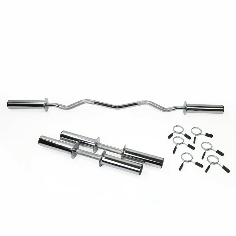 Marcy solid steel olympic curl bar hotsell