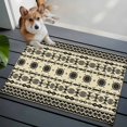 thumbnail image 4 of Black Khaki Boho Area Rugs Collection 2'x3', Vintage Ethnic Tribe Abstract Art Retro Non Slip Indoor Rectangle Throw Runner Rug Floor Mat Carpet for Living Room Dining Table Bedroom Nursery, 4 of 9