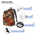 thumbnail image 4 of Yiaed Gigantic Skull In Clouds Print Backpack, Premium Laptop Backpack, Travel Backpack for Women, Lightweight Backpacks, Comfortable Back Pack-Medium, 4 of 7