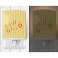 thumbnail image 2 of Caroline's Treasures BB6918CNL Fall Fun Stripes Ceramic Night Light, 6x4x3", multicolor, 2 of 2