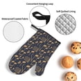 thumbnail image 5 of XMXT Waterproof Oven Mitts and Pot Holders Sets, Cartoon Music Note Print Sets Kitchen Cooking Heat Resistant, 4 Pcs, 5 of 8