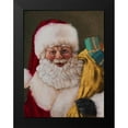 thumbnail image 2 of Johnson, Walt 19x24 Black Modern Framed Museum Art Print Titled - Jolly Saint Nick, 2 of 5