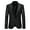 Black, variant on Men'S Casual Fashion Suit Sequin Male Stage Personality Performance Emcee Sequin Solid Color Suit