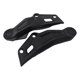 thumbnail image 3 of 2 piezas de paneles laterales de marco, cubiertas laterales de marco, accesorios de reparación elegantes para motocicletas Negro, 3 of 8