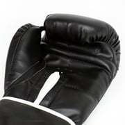Everlast Core 2 Training Boxing Gloves – Synthetic Leather, S/M, Black