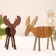 thumbnail image 3 of Raindrops Door Decoration Deer Elk Props Khaki 1 Piece 3.9 x 3.5 x 0.4in, 3 of 8