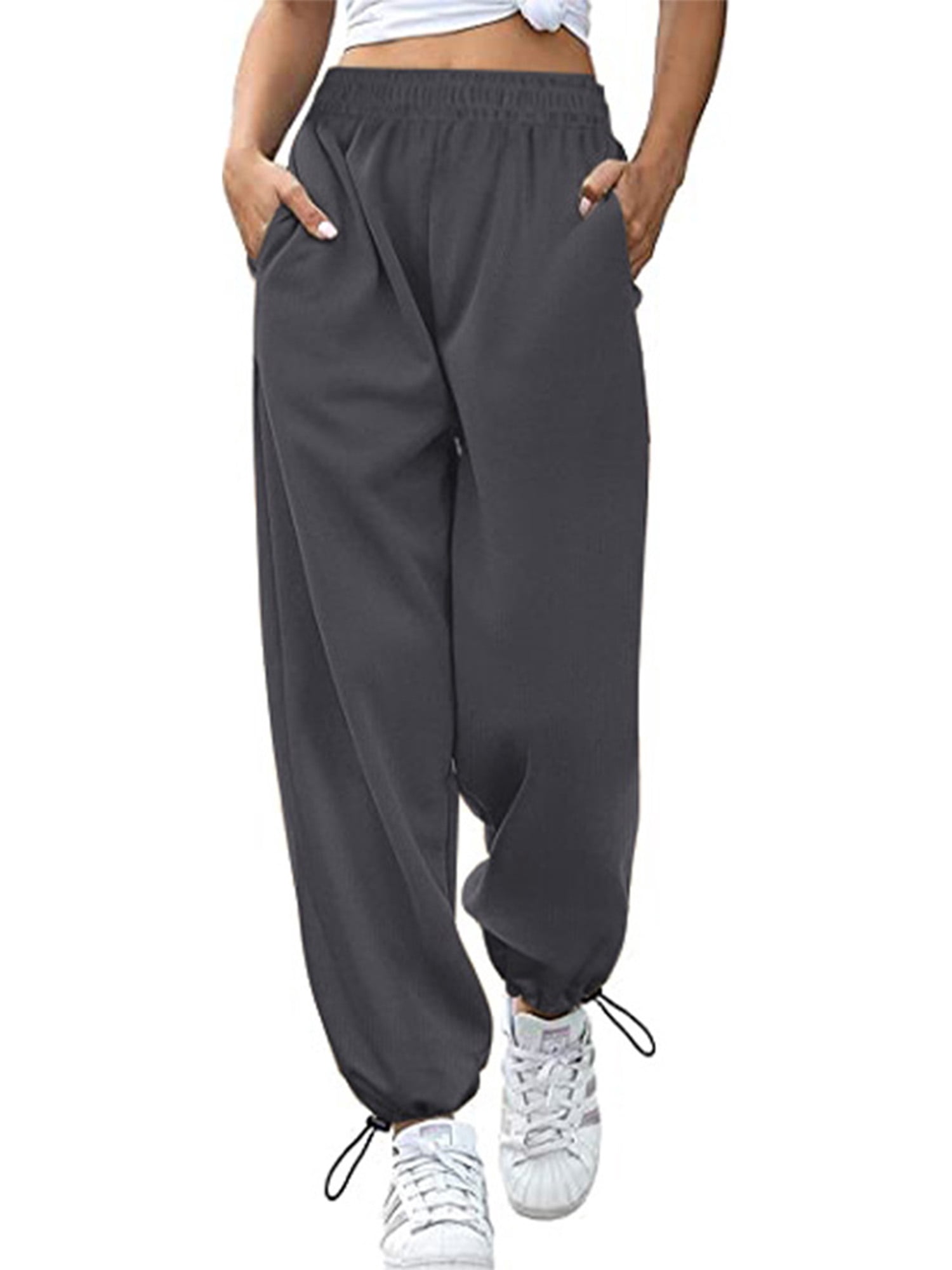 Capreze Womens High Waisted Baggy 