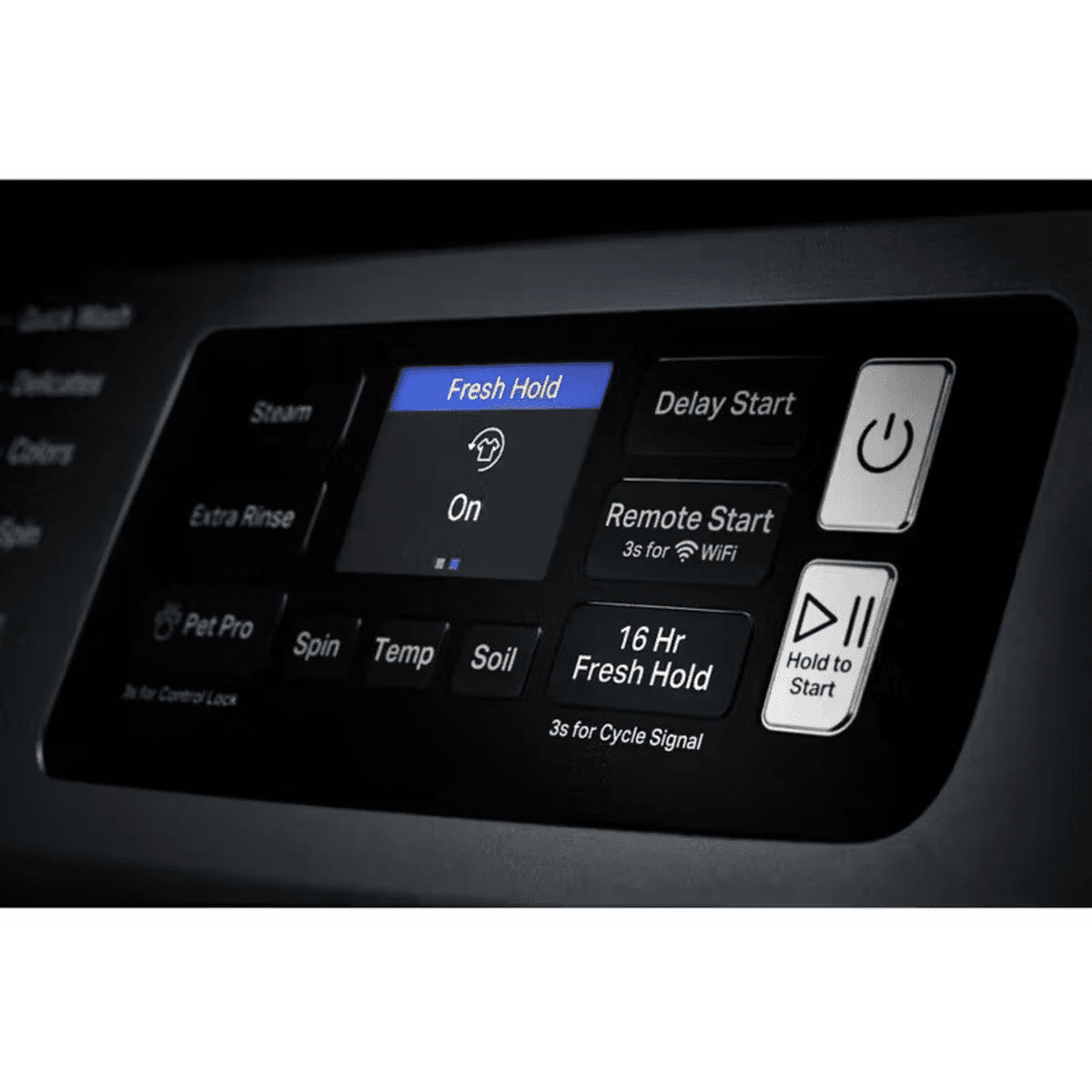 Maytag 27 Inch Smart Pet Pro Front Load Washer with 5.0 cu. ft. Capacity in Black Steel MFW7020RF