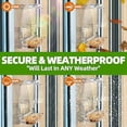 thumbnail image 4 of Window Bird Feeder with Non-Marking Self-Adhesive Hooks, Clear and Transparent, Outdoor Wild Bird Watching Gift, Garden Decor (with Large Window), 4 of 6