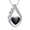 Black, variant on Stainless Steel Teardrop Cremation Urn Pendent for Ashes and Chain Heart Ash Holder Necklace for Cremation Ashes Keepsake Memorial Jewelry