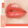 thumbnail image 1 of Oulac Rouge à Lèvres Orange - Rouges à Lèvres Hydratation Éclat pour Femmes et Baume à Lèvres Teinté pour Lèvres Sèches, Couleur de Lèvres Couvrance Moyenne / Style Juteux, Fini Lustré, Végane, Sans Cruauté, Orange Shock! (12), 1 of 7