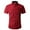 Red, variant on Cloudstyle Men's Slim Fit Contrast Collar Short Sleeve Business Casual Shirt, Wrinkle-Resistant & Breathable Summer Office Wear