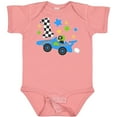 thumbnail image 3 of Inktastic Happy 1st Birthday Blue Racing Car Boys or Girls Baby Bodysuit, 3 of 5