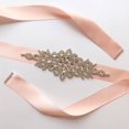 thumbnail image 5 of Langgg Rubans de Mariage Ceinture de Mariée Robe de Bal Ceintures en Cristal Soirée Fait Main avec Strass, 5 of 5