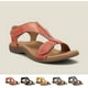 thumbnail image 1 of Sandalias ortopédicas cómodas para mujer, sandalias ortopédicas Sursell, sandalias casuales de playa planas, 1 of 3