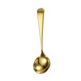 thumbnail image 4 of TEHAUX Golden Serving Spoons Long Handle Simple Design for Dinner 1Set, 4 of 8