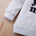 thumbnail image 5 of WOYY Boys Letter Print Sweatshirt Cotton Crew Neck Pullover Shirt, Sizes 18-24M, 5 of 7