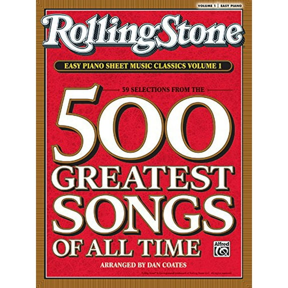 Pre-Owned Rolling Stone Easy Piano Sheet Music Classics, Volume 1: 39 Selections from the 500 Greatest Songs of All Time (Rolling Stone(r) Easy Piano Sheet Music Classics) Paperback