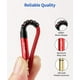 thumbnail image 3 of Cable de audio JSAUX de 6,35 mm 1/4 macho a 3,5 mm 1/8 macho, 6 m, rojo, 3 of 7