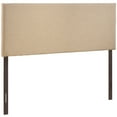 thumbnail image 4 of Modway Region Queen Upholstered Linen Fabric Headboard in Cafe Brown, 4 of 5