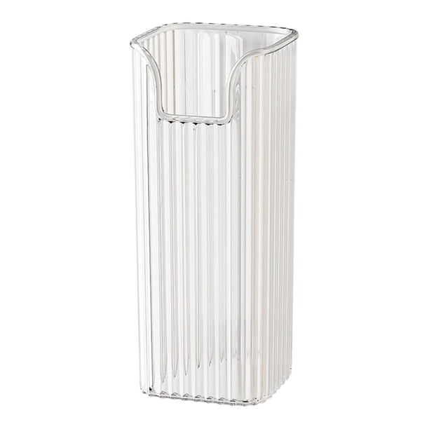 Soporte transparente para utensilios, organizador de escritorio para cubiertos, cucharas, cuchillos, contenedor de almacenamiento para herramientas de