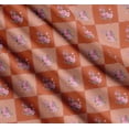 thumbnail image 3 of Soimoi Cotton Cambric Fabric Leaves, & Rose Floral Fabric Prints By Yard 56 Inch Wide, 3 of 7