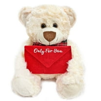 Stuffed Teddy Bear Dolls with Envelope Cute Animal Plush Toy for Girlfriend Mom Anniversary Valentines Birthdays Gifts 12''