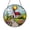 Stained Glass 5.9 Inch, variant on Springtime Church Window Suncatcher, Stained Glass Style Easter Faith Hanging Decor, Meaningful Religious Home Gift
