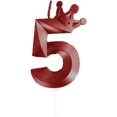 thumbnail image 1 of Valentine Fondant Embosser Designed Happy Birthday Candles Anniversaries Red (RD6, One Size), 1 of 7