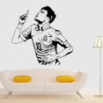 thumbnail image 2 of Neymar Barcelona pegatina de pared jugador de fútbol decoración de la habitación extraíble 46x58cm, 2 of 3