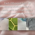 thumbnail image 6 of Zillywood Music light up singing stuffed animal. Stuff animals for kids. Puppy dog, turtle and unicorn big stuffed animals for girls and boys. Light up glowing LED plushie toy (StuffedAnimal-Husky), 6 of 6