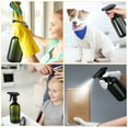 thumbnail image 6 of Armscye 3 Pack 17oz(500ml) Spray Bottles with Adjustable Nozzle,  Refillable Plastic Cleaning Sprayers for Hair, Cooking, Cleaning and Gardening, Includes Extra Additional Supplies, 6 of 7