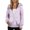 79#Light Purple, variant on Women Casual Zip Up Hoodies Relaxed Fit Oversized Sweatshirt with Hood Lightweight Fall Jackets for Women 2025Light Brown 2XL