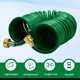 thumbnail image 2 of Automan Coil Manguera de jardín Manguera de agua rizada Eva de 25 pies con conectores de latón Manguera de agua de jardín con retroceso Incluye rociador de 7 funciones Manguera de bobina de jardín ret, 2 of 7