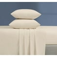 thumbnail image 5 of Brooklyn Loom Essential 100% Cotton Washed Softness 3-Piece Twin XL Sheet Set in Natural, Solid Color, OEKO-TEX Certified, 5 of 11