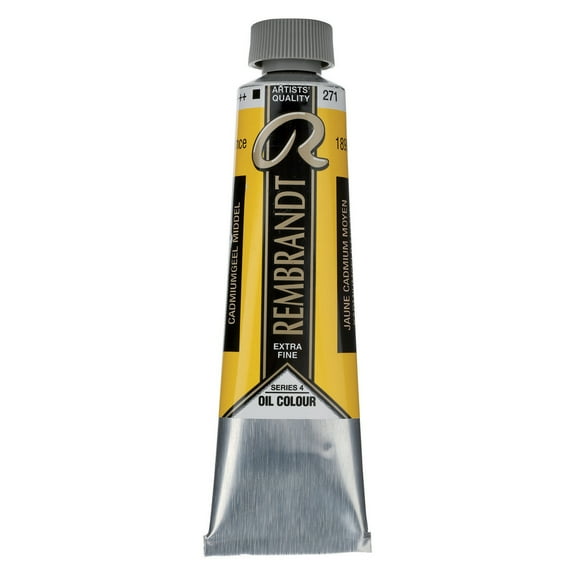 Rembrandt Artists' Oil Color, 40ml, Cadmium Yellow Medium