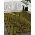 thumbnail image 3 of Ahgly Company Machine Washable Indoor Rectangle Transitional Dark Yellow Green Area Rugs, 5' x 7', 3 of 7