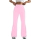 thumbnail image 1 of Pantalones de yoga de cintura alta y talle alto para mujer - Pierna ancha, poliéster/spandex, tallas S-XXL, aptos para fitness/casual, secado rápido, alta elasticidad, 1 of 5