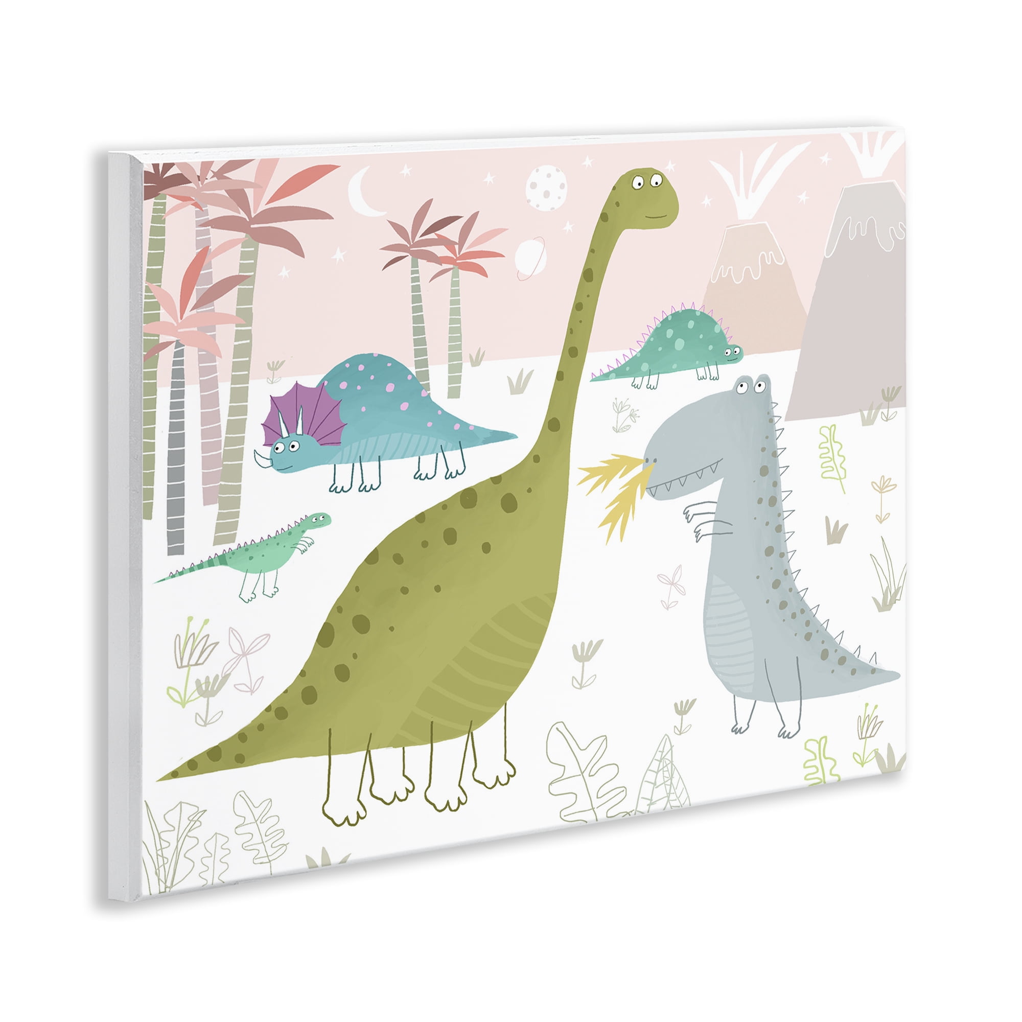 Stupell Industries Earthy Jurassic Dinosaurs Wall Plaque Art, design by Carla Daly