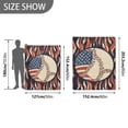thumbnail image 6 of Yayeee Throw Blanket for Couch Soft Warm 50" x 60" Sofa Chair Bed Decoration, Baseball Pattern, 6 of 7