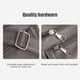 thumbnail image 5 of Bolsa de hombro con cremallera gris con correa ancha para el hombro, billetera para teléfono, bolso de hombro, múltiples bolsillos con cremallera, bolso de moda de cuero suave para mujer versátil, bol, 5 of 6