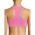 thumbnail image 3 of Jockey Essentials Women's Low Impact Seamless Racerback Sports Bras, 2-Pack, 3 of 3