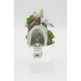 thumbnail image 5 of Ceramic Iris Flower Nightlight 4x4x6 Vintage  Nature, 5 of 5