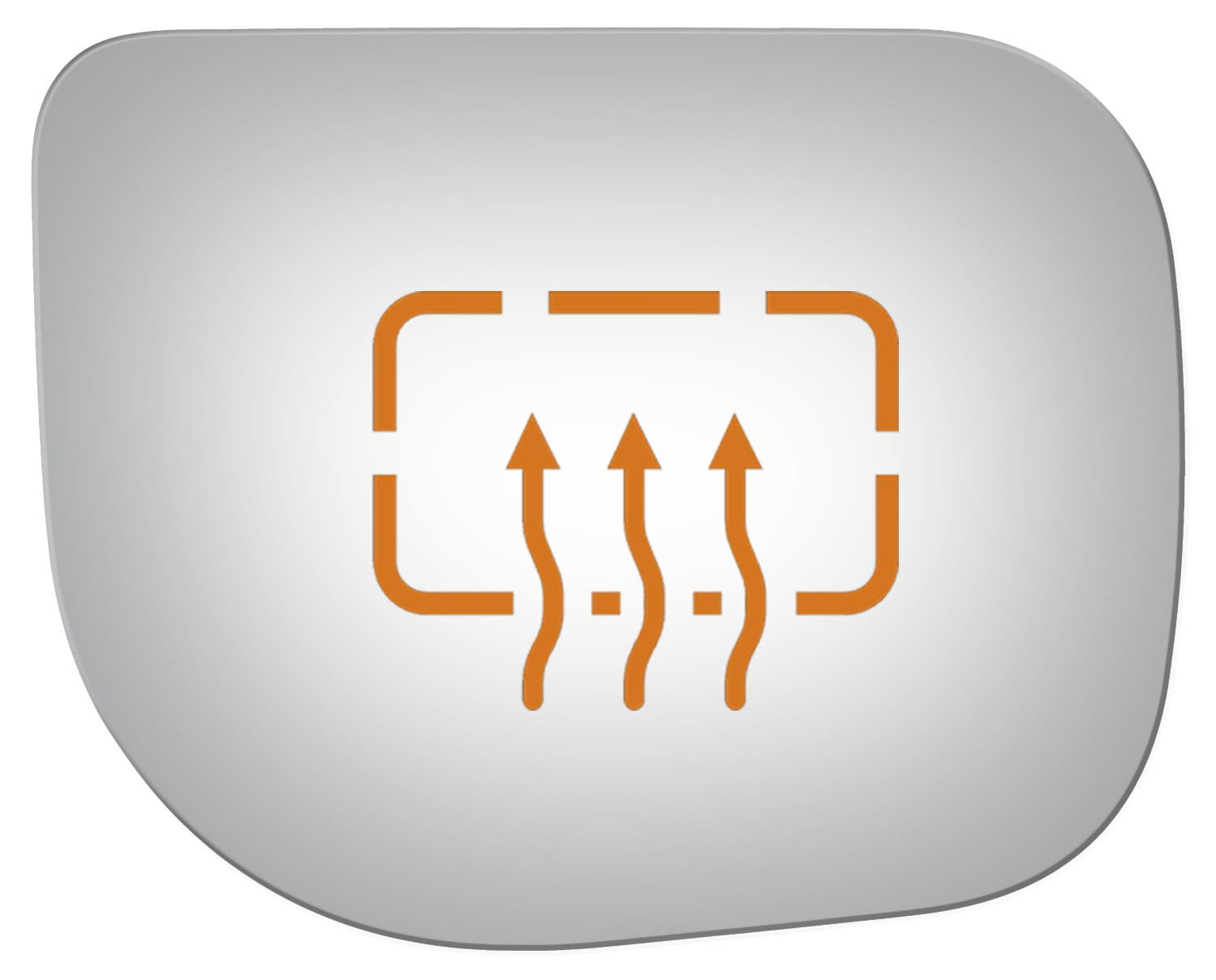 Burco Side View Mirror Replacement Glass - Clear Glass - 3312H