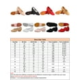 thumbnail image 2 of Daeful Kids Wear Resistant Comfort Chunky Heel Jazz Shoes Dancing Casual Round Toe Dance Shoe Light Pumps, 2 of 2