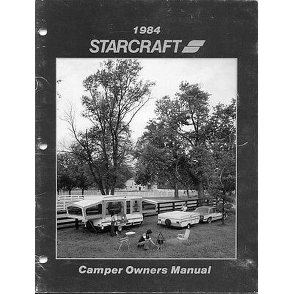 Instruction Manual ONLY for 1984 Starcraft Folding Camping Popup Trailer Owners Manual REPRINT